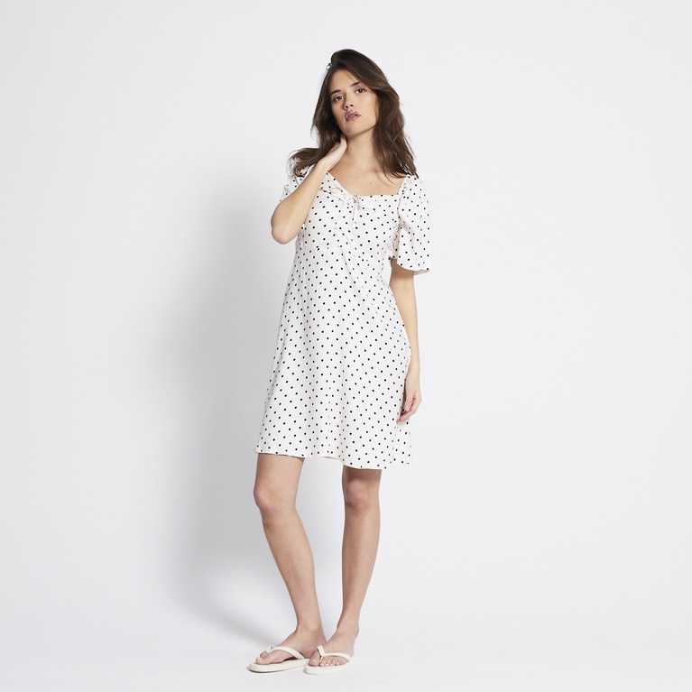 Short butterfly sleeve dress "Rosanna"